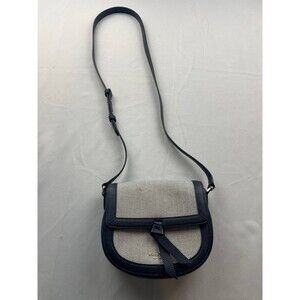 Kate Spade Knott Medium Crossbody Saddle Bag in Navy Leather